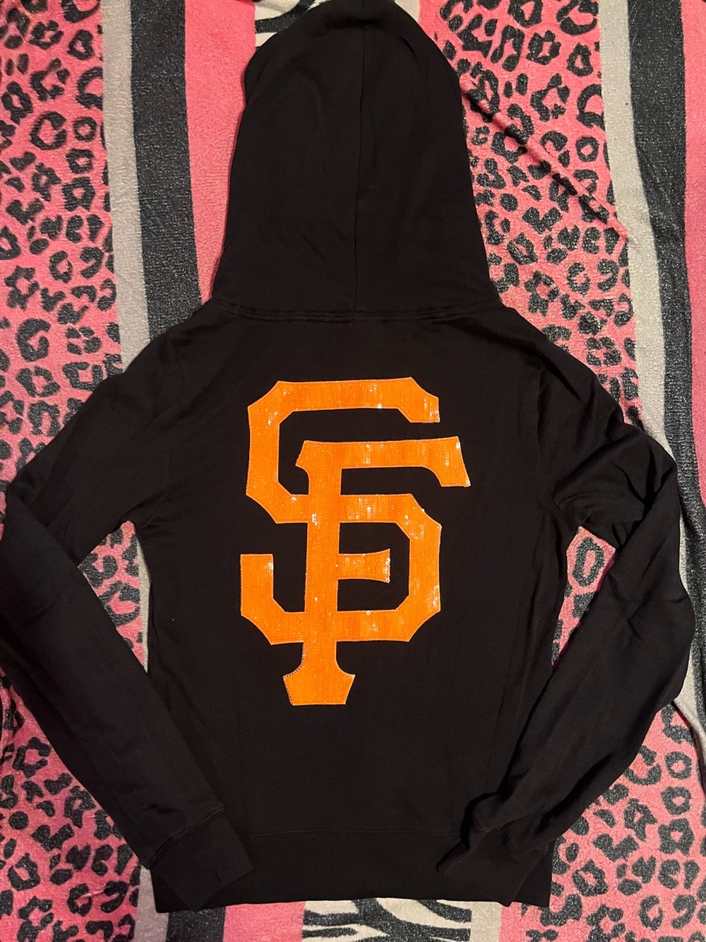 2012 PINK Victoria’s Secret San Francisco Giants Sequin Zip Hoodie XS